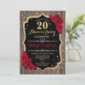 Invitation pour les 20 ans - Bois Rouge Or (Debout devant)