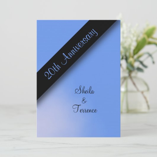 Invitation pour les 20 ans de mariage (Debout devant)