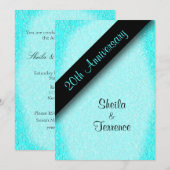 Invitation pour les 20 ans de mariage (Devant / Derrière)