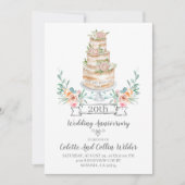 Invitation pour les 20 ans de mariage (Devant)