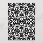 Invitation pour les 20 ans - Noir Blanc Or (Dos)