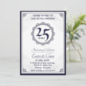Invitation pour les 25 ans d'anniversaire de maria (Debout devant)
