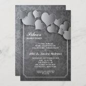 Invitation pour les 25 ans de mariage (Devant / Derrière)
