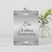 Invitation pour les 25 ans de mariage (Debout devant)