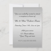 Invitation pour les 25 ans de mariage (Dos)
