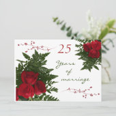Invitation pour les 25 ans de mariage (Debout devant)