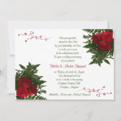 Invitation pour les 25 ans de mariage (Dos)