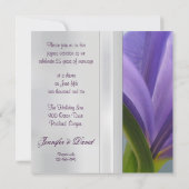 Invitation pour les 25 ans de mariage (Dos)