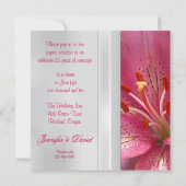 Invitation pour les 25 ans de mariage (Dos)