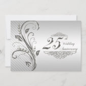 Invitation pour les 25 ans de mariage (Devant)