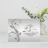 Invitation pour les 25 ans de mariage (Debout devant)