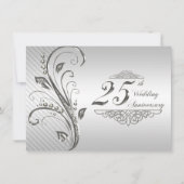 Invitation pour les 25 ans de mariage (Devant)