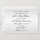 Invitation pour les 25 ans de mariage (Dos)