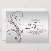 Invitation pour les 25 ans de mariage (Devant)
