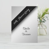 Invitation pour les 25 ans de mariage (Debout devant)