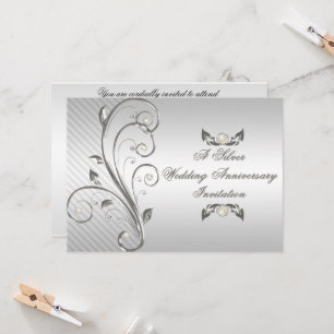 Invitation pour les 25 ans de mariage