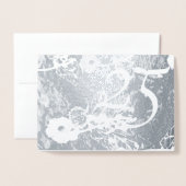 Invitation pour les 25 ans de mariage (anniversair (Devant avec enveloppe)