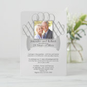 Invitation pour les 25 ans de mariage aux Noces d' (Debout devant)