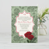 Invitation pour les 25 ans de mariage aux Roses Ro (Debout devant)