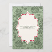 Invitation pour les 25 ans de mariage aux Roses Ro (Dos)