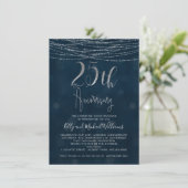 Invitation pour les 25 ans de mariage avec des gui (Debout devant)