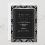 Invitation pour les 25 ans de mariage de Damask & (Dos)