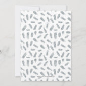 Invitation pour les 25 ans de mariage en Argent Mo (Dos)