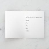 Invitation pour les 25 ans de mariage -- Fleurs d' (Intérieur)