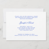 Invitation pour les 25 ans de mariage Iris/Rose (Dos)