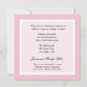 Invitation pour les 25 ans de mariage Rose Esperan (Dos)