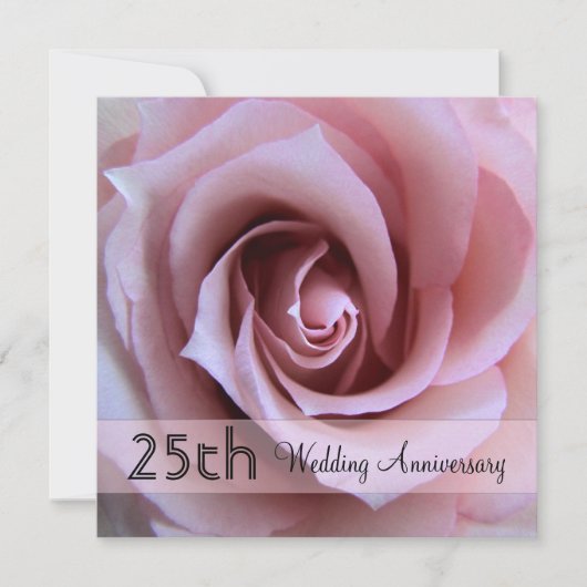 Invitation pour les 25 ans de mariage Rose Esperan (Devant)