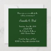 Invitation pour les 25 ans de mariage Rose Pâle (Dos)
