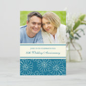 Invitation pour les 25 ans de mariage sur le thème (Debout devant)