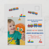 Invitation pour les 2 ans au tour de train "Tous à (Devant / Derrière)