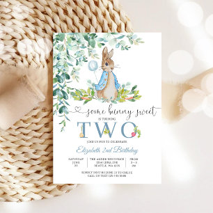 Invitation pour les 2 ans de Bunny Balloon