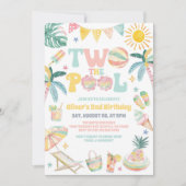 Invitation pour les 2 ans de la fête d'été Two The (Devant)