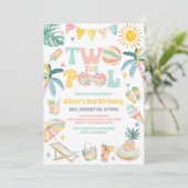 Invitation pour les 2 ans de la fête d'été Two The (Debout devant)