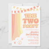 Invitation pour les 2 ans de la fête Retro Time Tw (Devant)