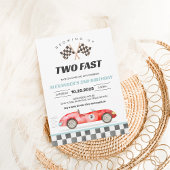 Invitation pour les 2 ans de la voiture de course 