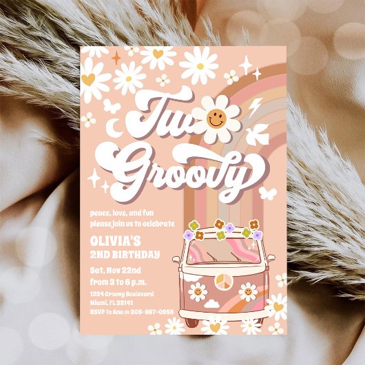 Invitation pour les 2 ans de Retro Groovy