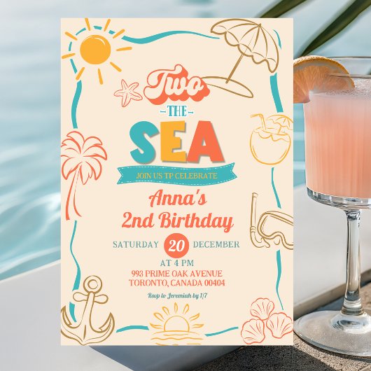 Invitation pour les 2 ans de Retro Two The Sea