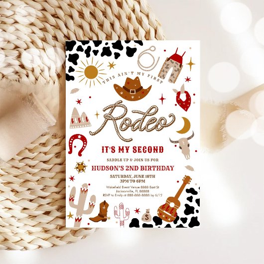 Invitation pour les 2 ans de Rodeo Cowboy