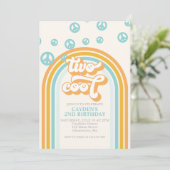 Invitation pour les 2 ans de TWO Cool Retro Boy (Debout devant)