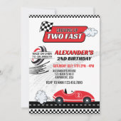 Invitation pour les 2 ans de Two Fast Racing (Devant)