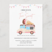 Invitation pour les 2 ans de Two Sweet Camion de g (Devant)