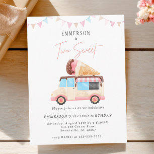 Invitation pour les 2 ans de Two Sweet Camion de g