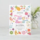 Invitation pour les 2 ans de Two Sweet Fruit (Debout devant)