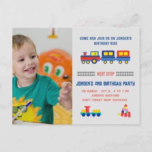 Invitation pour les 2 ans du tour de train "All Ab (Devant)