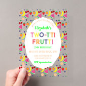 Invitation pour les 2 ans Fruit Two-tti Frutti (In situ (ordinateur de poche))