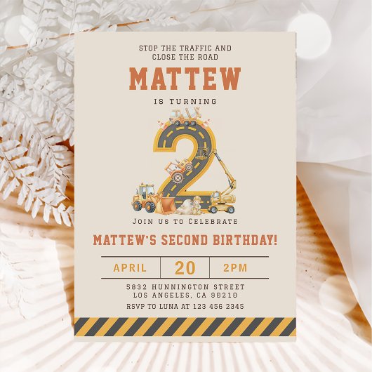 Invitation pour les 2 ans pour les véhicules de co
